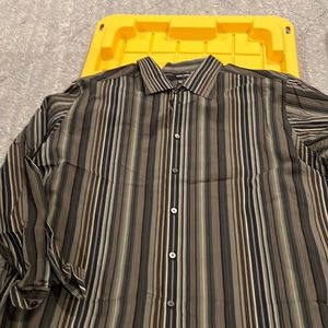 Murano Dress Shirt Striped 3X